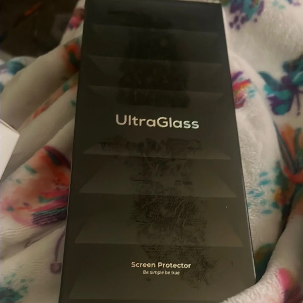 UltraGlass Black Screen Protector Brand New.